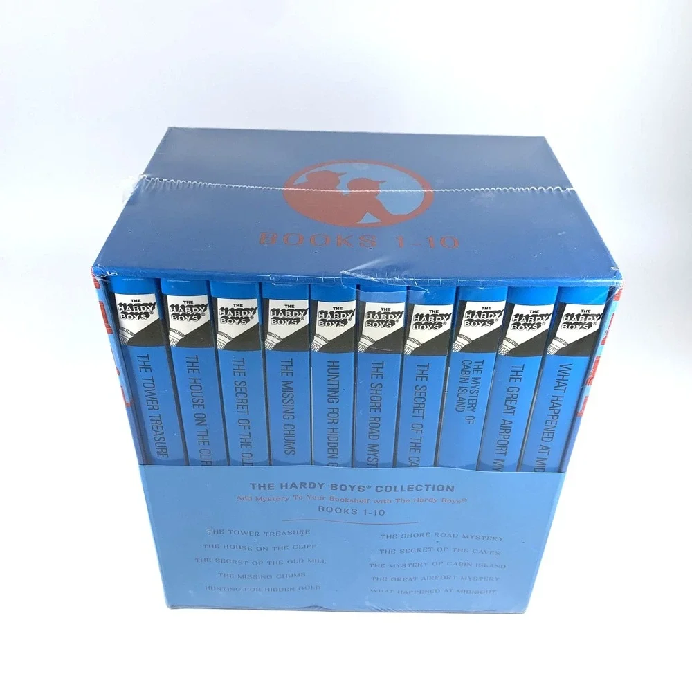 New The Hardy Boys Collection Books 1-10 Complete Hardcover Box Set Factory Seal